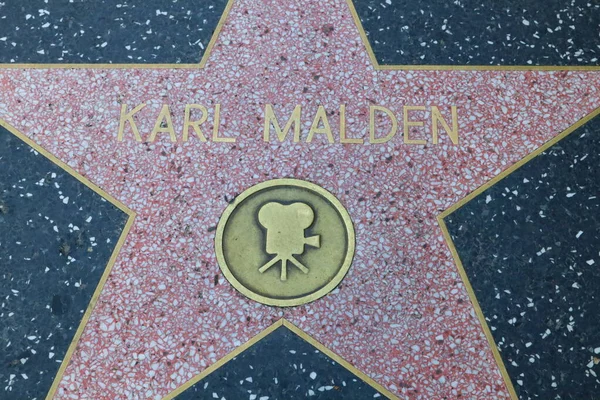 Usa California Hollywood May 2023 Karl Malden Star Hollywood Walk — Stock Photo, Image