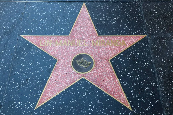 Usa California Hollywood May 2023 Lin Manuel Miranda Star Hollywood — Stock Photo, Image