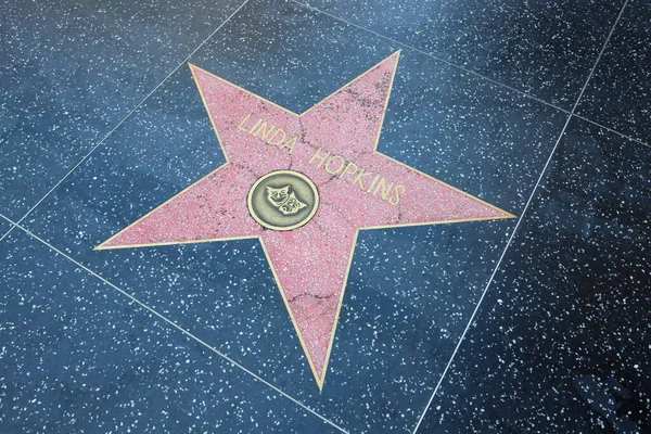 Usa California Hollywood May 2023 Linda Hopkins Star Hollywood Walk — Stock Photo, Image
