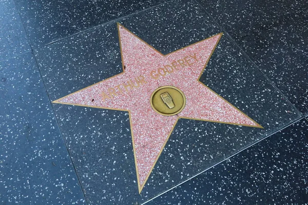 アメリカ合衆国 カリフォルニア州カリフォルニア州ハリウッド ウォークのアーサー ゴッドフリースター — ストック写真