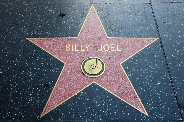 Usa California Hollywood May 2023 Billy Joel Star Hollywood Walk — Stock Photo, Image