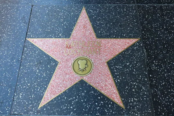 Usa California Hollywood May 2023 Kathleen Lockhart Star Hollywood Walk — Stock Photo, Image