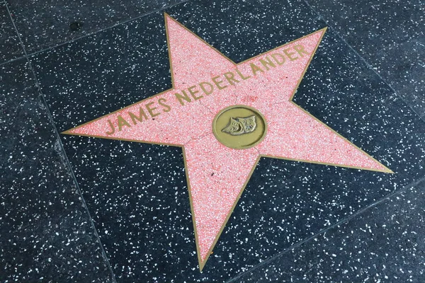 Usa California Hollywood May 2023 James Nederlander Star Hollywood Walk — Stock Photo, Image