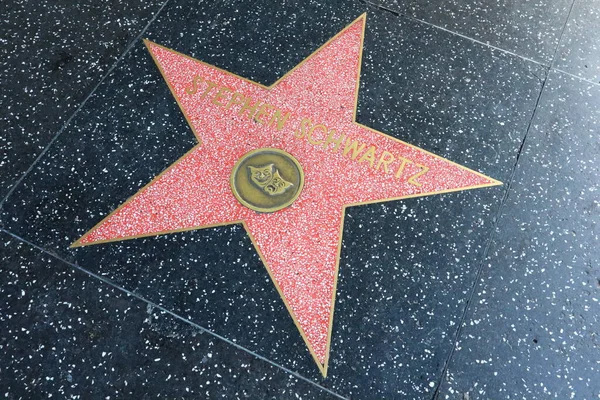 Сша California Hollywood Травня 2023 Зірка Стівена Шварца Голлівудській Алеї — стокове фото
