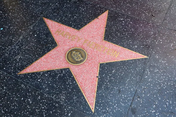 Usa Kalifornia Hollywood Maja 2023 Gwiazda Harvey Fierstein Hollywoodzkiej Alei — Zdjęcie stockowe