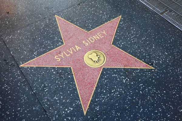 Usa California Hollywood May 2023 Sylvia Sidney Star Hollywood Walk — Stock Photo, Image