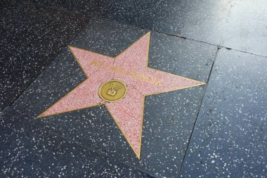 Hollywood (Los Angeles), Kaliforniya 29 Mayıs 2023: Hollywood Bulvarı 'nda William Bendix' in Yıldızı