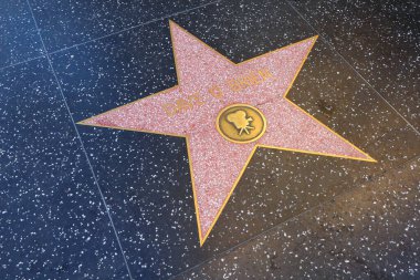 Hollywood (Los Angeles), Kaliforniya 29 Mayıs 2023: Hollywood Bulvarı 'nda Dave o Brien' ın yıldızı