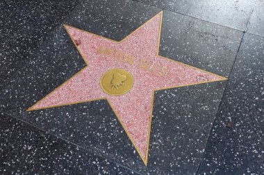 Hollywood (Los Angeles), Kaliforniya 29 Mayıs 2023: Hollywood Bulvarı 'ndaki Milton Sills Yıldızı