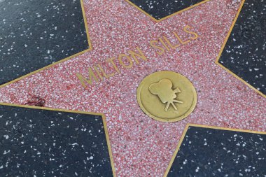 Hollywood (Los Angeles), Kaliforniya 29 Mayıs 2023: Hollywood Bulvarı 'ndaki Milton Sills Yıldızı