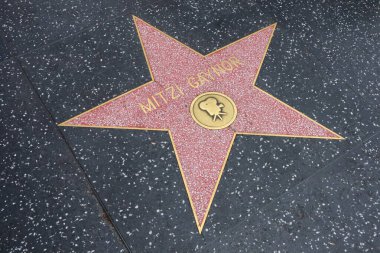 Hollywood (Los Angeles), Kaliforniya 29 Mayıs 2023: Hollywood Bulvarı 'ndaki Mitzi Gaynor Yıldızı
