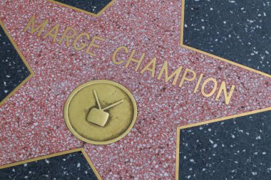 Hollywood (Los Angeles), Kaliforniya 29 Mayıs 2023: Hollywood Bulvarı 'nda Marge Şampiyonu