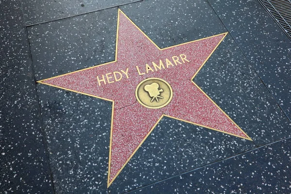 Hollywood Los Angeles California May 2023 Star Hedy Lamarr Hollywood — Stock Photo, Image