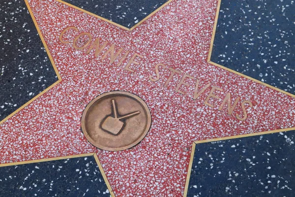 Голливуд Лос Анджелес Калифорния Мая 2023 Звезда Конни Стивенс Голливудской — стоковое фото