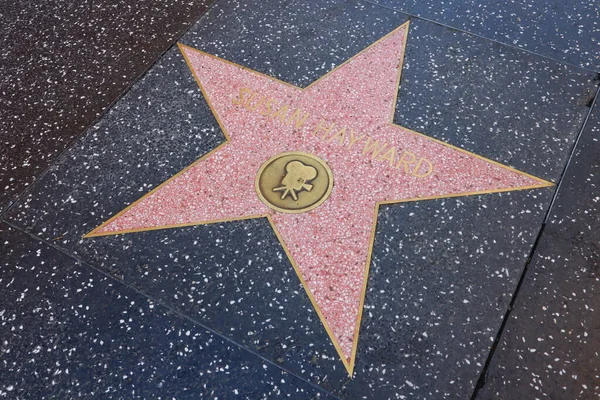 Hollywood Los Angeles Kalifornie Května 2023 Hvězda Susan Haywardové Hollywood — Stock fotografie