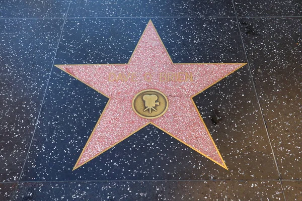 好莱坞 洛杉矶 2023年5月29日 好莱坞名人堂 中的戴夫 布里奥之星 好莱坞大道 — 图库照片