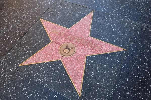 Голливуд Лос Анджелес Калифорния Мая 2023 Года Звезда Джека Альбертсона — стоковое фото