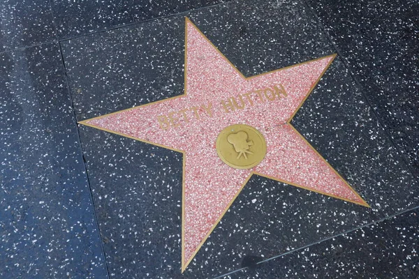 Голливуд Лос Анджелес Калифорния Мая 2023 Звезда Бетти Хаттон Голливудской — стоковое фото
