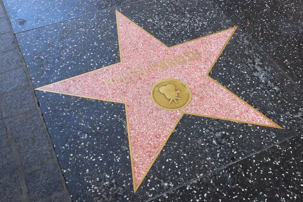Голливуд Лос Анджелес Калифорния Мая 2023 Звезда Хелен Пэрриш Голливудской — стоковое фото