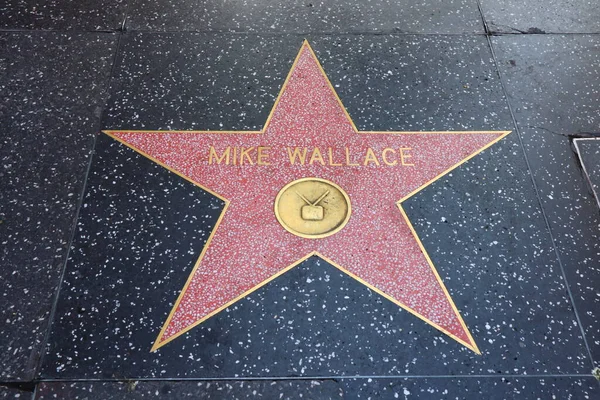Hollywood Los Angeles California May 2023 Star Mike Wallace Hollywood — Stock Photo, Image