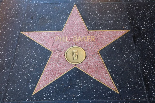 Hollywood Los Angeles California May 2023 Star Phil Baker Hollywood — Stock Photo, Image