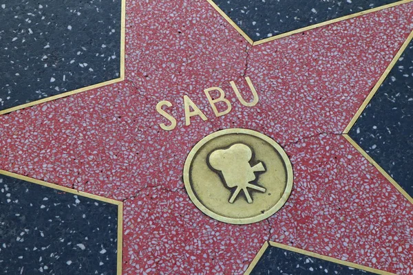 Hollywood Los Angeles California May 2023 Star Sabu Hollywood Walk — Stock Photo, Image