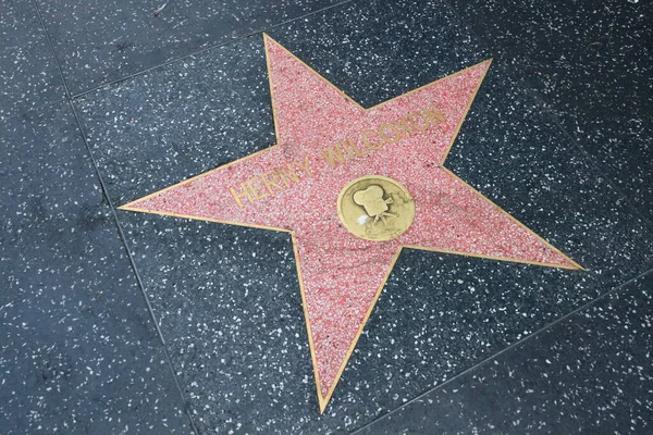 Hollywood Los Angeles California Mei 2023 Star Herny Wilcoxon Hollywood — Stok Foto