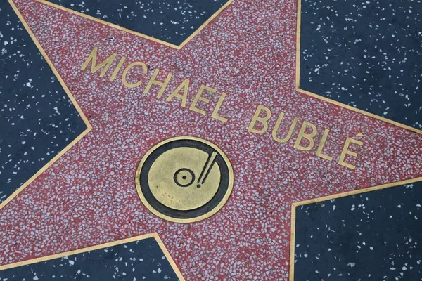 Hollywood Los Angeles Califórnia Maio 2023 Estrela Michael Buble Calçada — Fotografia de Stock