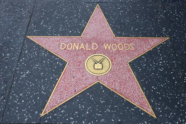 Hollywood Los Angeles Kalifornia Maja 2023 Gwiazda Donald Woods Hollywood — Zdjęcie stockowe