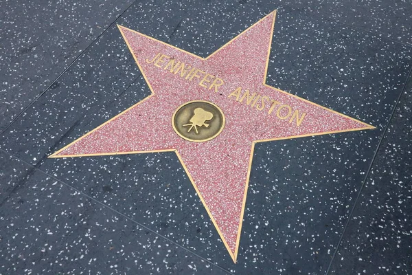 好莱坞 洛杉矶 2023年5月29日 好莱坞名人堂 中詹妮弗 安妮斯顿之星 好莱坞大道 — 图库照片