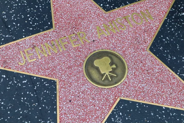 Hollywood California Maggio 2023 Stella Jennifer Aniston Sulla Hollywood Walk — Foto Stock