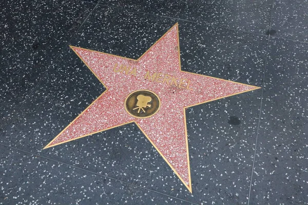 Hollywood Los Angeles California May 2023 Star Una Merkel Hollywood — Stock Photo, Image