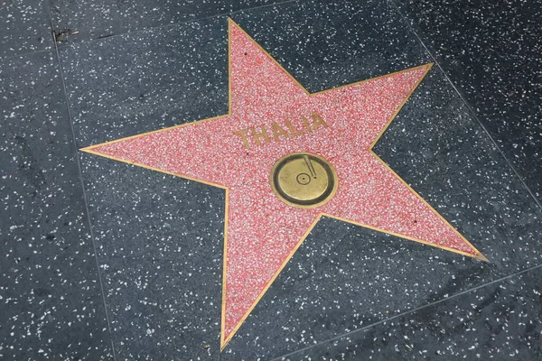 Hollywood Los Angeles Califórnia Maio 2023 Estrela Thalia Calçada Fama — Fotografia de Stock