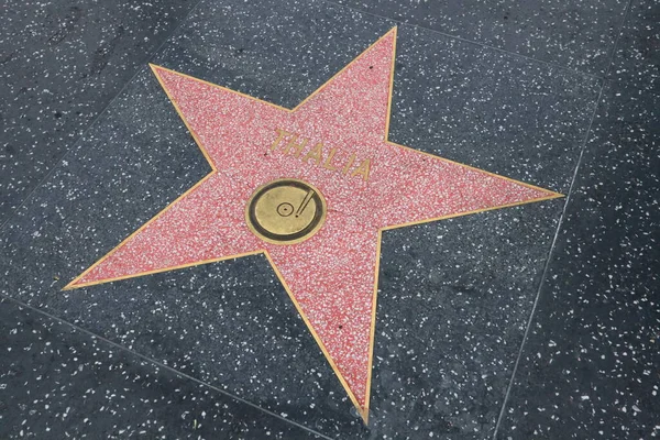 Hollywood Los Angeles Kalifornia Maja 2023 Gwiazda Thalii Hollywood Walk — Zdjęcie stockowe