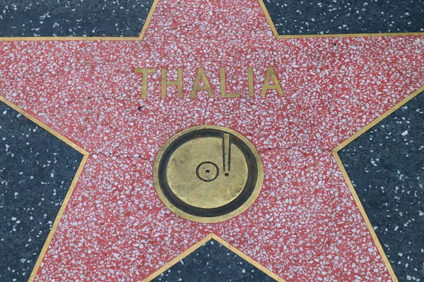 Hollywood Los Angeles California May 2023 Star Thalia Hollywood Walk — Stock Photo, Image