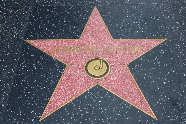 好莱坞 洛杉矶 2023年5月29日 詹妮弗 哈德森在好莱坞大道好莱坞名人堂的明星 — 图库照片