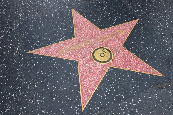 好莱坞 洛杉矶 2023年5月29日 詹妮弗 哈德森在好莱坞大道好莱坞名人堂的明星 — 图库照片