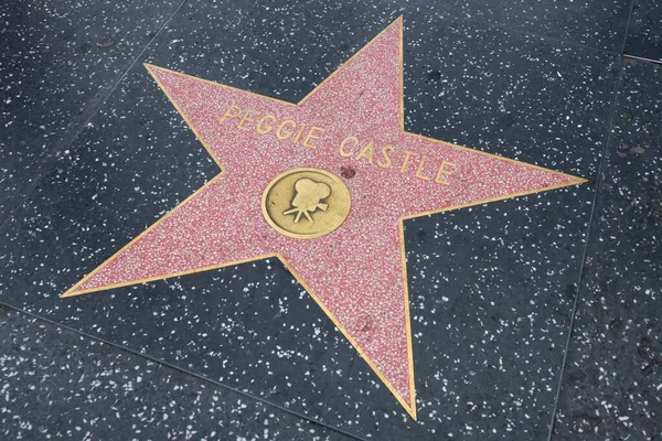 Hollywood Los Angeles California May 2023 Star Peggie Castle Hollywood — Stock Photo, Image