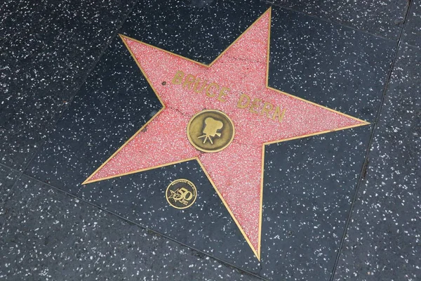 할리우드 로스앤젤레스 캘리포니아 2023년 29일 할리우드 명예의 거리에 브루스 Dern의 — 스톡 사진