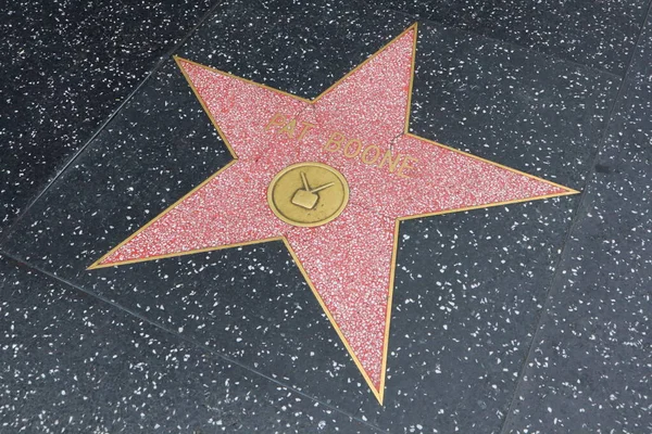 Hollywood Los Angeles Kalifornia Maja 2023 Gwiazda Pat Boone Hollywood — Zdjęcie stockowe