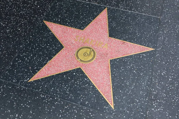 Hollywood Los Angeles Kalifornia Maja 2023 Gwiazda Shakira Hollywood Walk — Zdjęcie stockowe