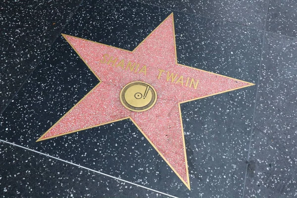 Hollywood Los Angeles Kalifornia 2023 Május Shania Twain Sztárja Hollywood — Stock Fotó