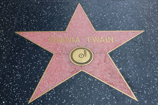 Hollywood Los Angeles California May 2023 Star Shania Twain Hollywood — Stock Photo, Image