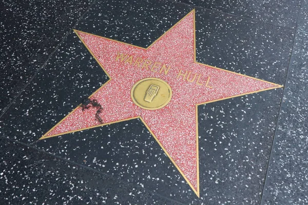 好莱坞 洛杉矶 2023年5月29日 位于好莱坞大道好莱坞名人堂的沃伦 赫尔之星 — 图库照片