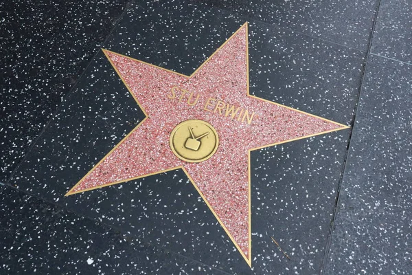 Hollywood Los Angeles Kalifornia Maja 2023 Gwiazda Stu Erwin Hollywood — Zdjęcie stockowe