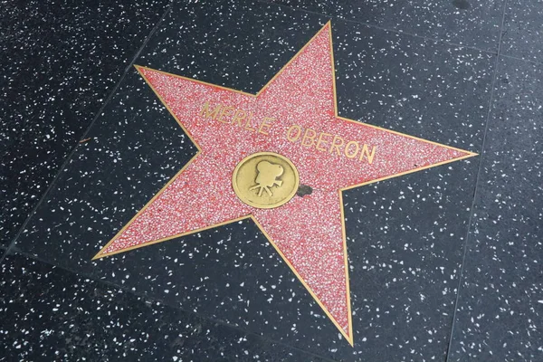 Hollywood Los Angeles California May 2023 Star Merle Oberon Hollywood — Stock Photo, Image