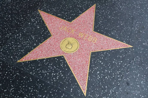 好莱坞 洛杉矶 2023年5月29日 好莱坞名人大道上的杰克 韦伯之星 — 图库照片