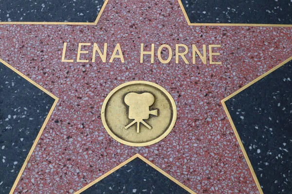 Hollywood Los Angeles California May 2023 Star Lena Horne Hollywood — Stock Photo, Image