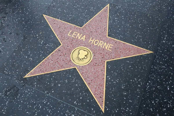 Hollywood Los Angeles California May 2023 Star Lena Horne Hollywood — Stock Photo, Image