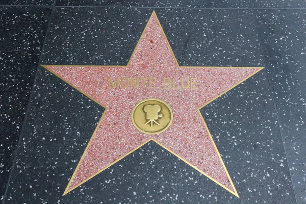 Hollywood Los Angeles Kalifornia Maja 2023 Gwiazda Monte Blue Hollywood — Zdjęcie stockowe